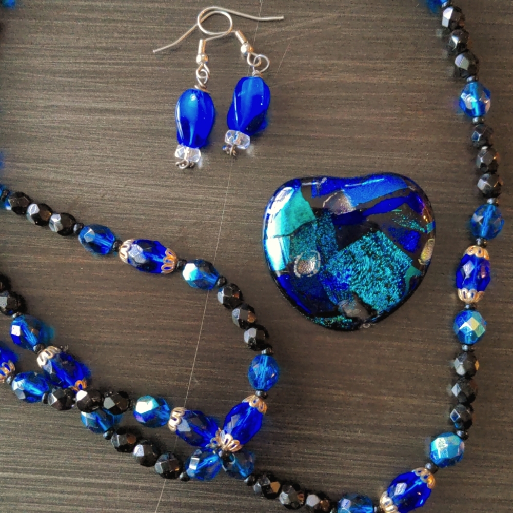 A208 🔥 5 For $35 🔥 Art Glass Jewelry #3